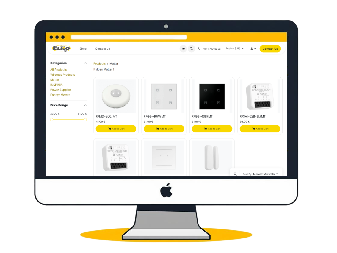 ELKO EP relays and smart home products in Qatar